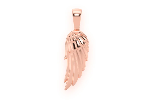 Unique Angel Wing Pendant  customdiamjewel   