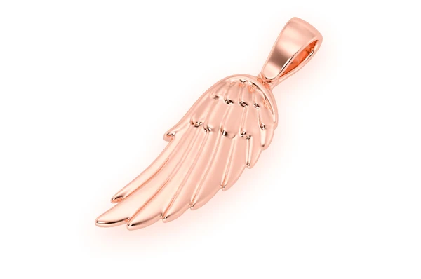 Unique Angel Wing Pendant  customdiamjewel   