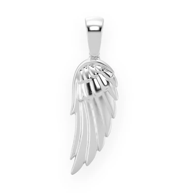 Unique Angel Wing Pendant  customdiamjewel   