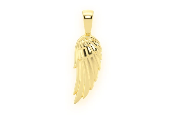 Unique Angel Wing Pendant  customdiamjewel   