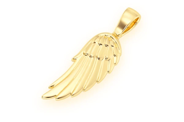 Unique Angel Wing Pendant  customdiamjewel   