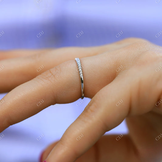 0.25CTW Half Eternity CVD Diamond Wedding Band  customdiamjewel   