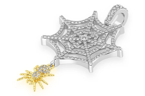 1.00CTW Spider Diamond Pendant  customdiamjewel   