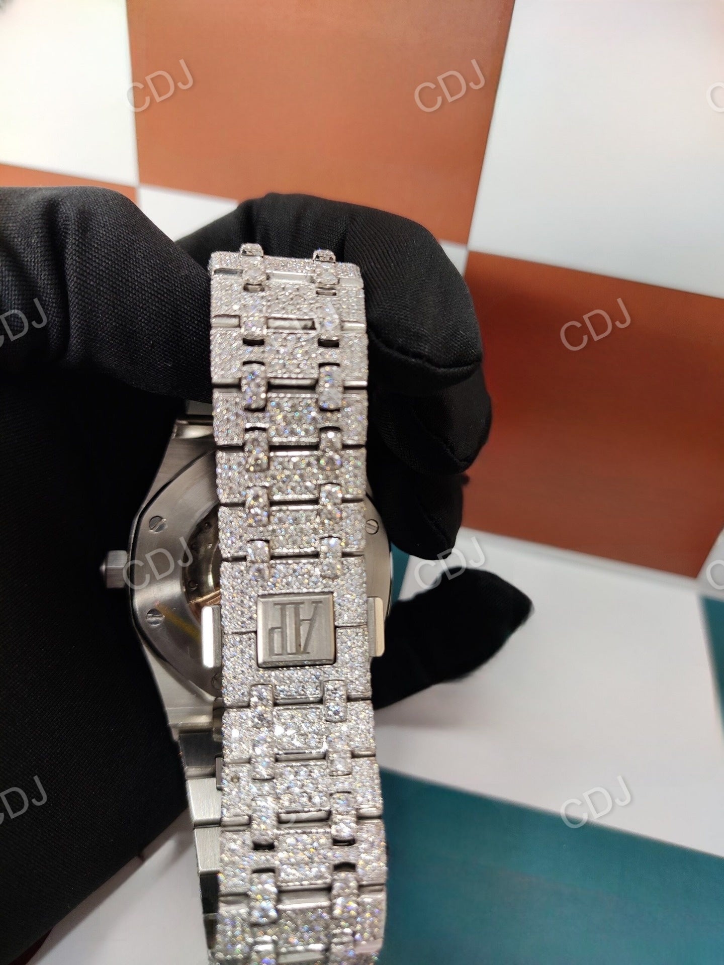 Men's Luxury Diamond AP Quartz Watch (30 to 32 CTW Approx.)  customdiamjewel   