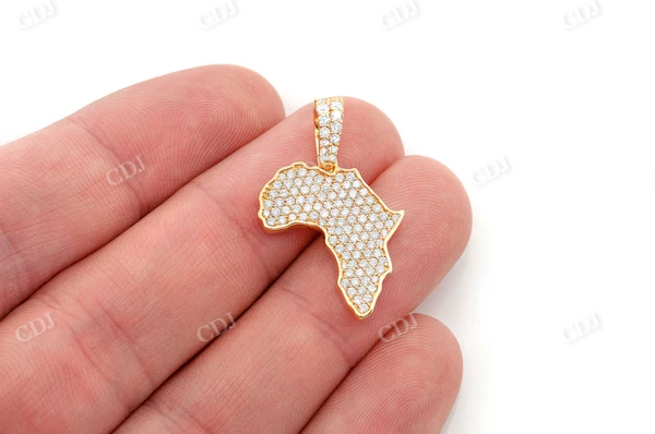 1.10CTW Africa Diamond Pendant  customdiamjewel   