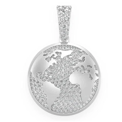 0.75CTW Globe Diamond Pendant  customdiamjewel   