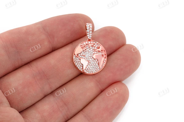 0.75CTW Globe Diamond Pendant  customdiamjewel   