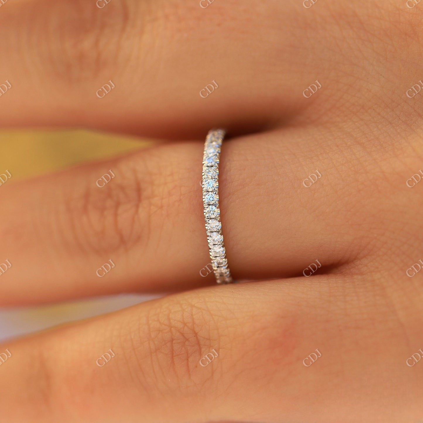 Lab Grown Diamond Eternity Wedding Band  customdiamjewel   