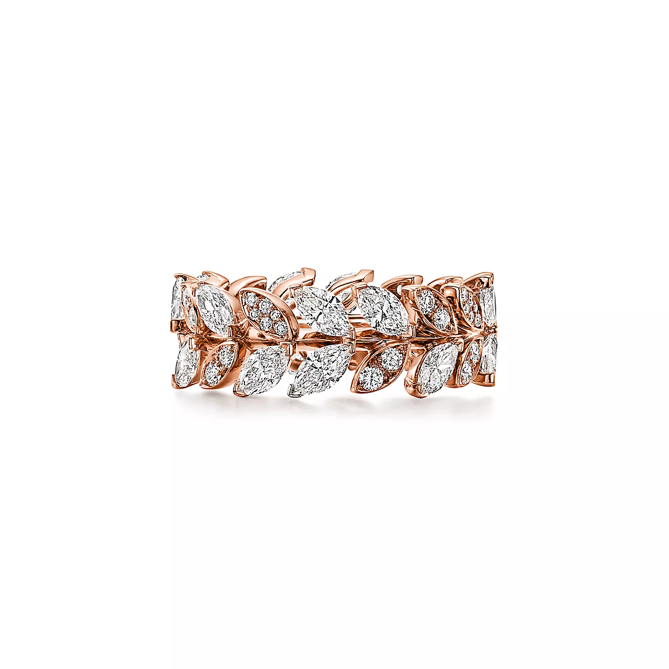 1.90 CTW Antique Marquise Cut Diamond Band Ring  customdiamjewel 10KT Rose Gold VVS-EF