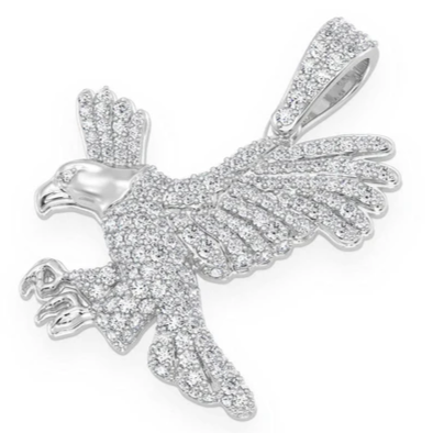 1.00CTW Eagle Diamond Pendant  customdiamjewel   