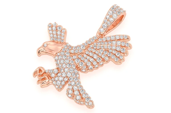 1.00CTW Eagle Diamond Pendant  customdiamjewel   