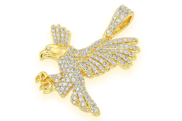 1.00CTW Eagle Diamond Pendant  customdiamjewel   