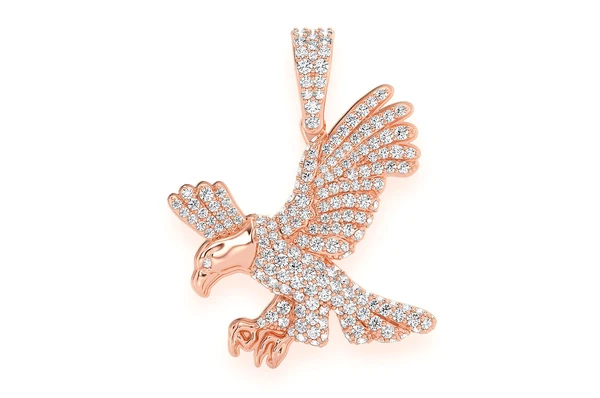 1.00CTW Eagle Diamond Pendant  customdiamjewel   