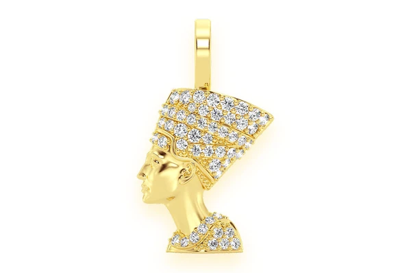 0.25CTW Egyptian Queen Diamond Pendant  customdiamjewel   