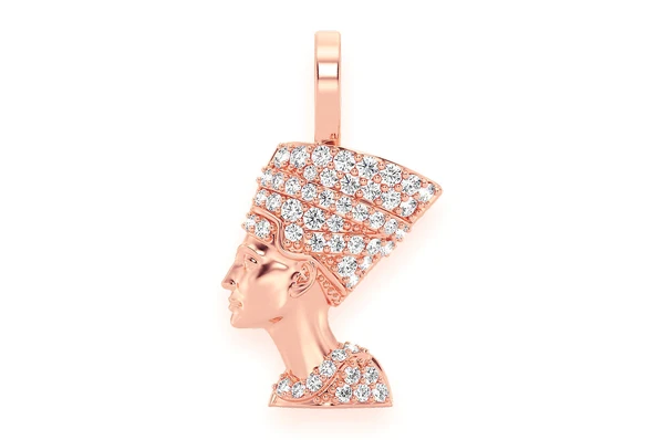 0.25CTW Egyptian Queen Diamond Pendant  customdiamjewel   