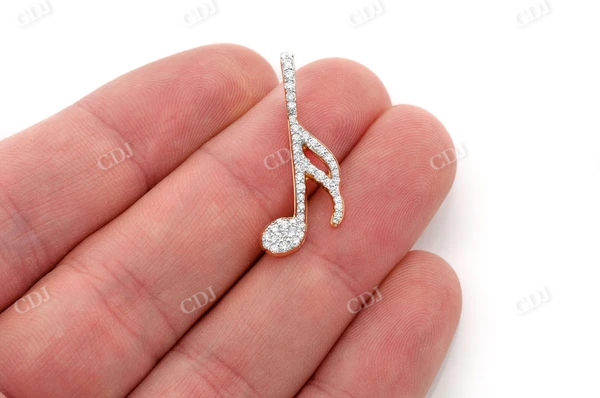 0.50CTW Musical Diamond Pendant  customdiamjewel   