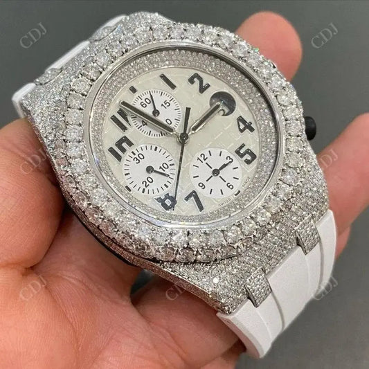 New Luxury design Hip Hop Diamond Watch  customdiamjewel   