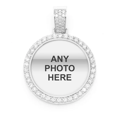 3.50CTW Memory Picture Diamond Pendant  customdiamjewel   