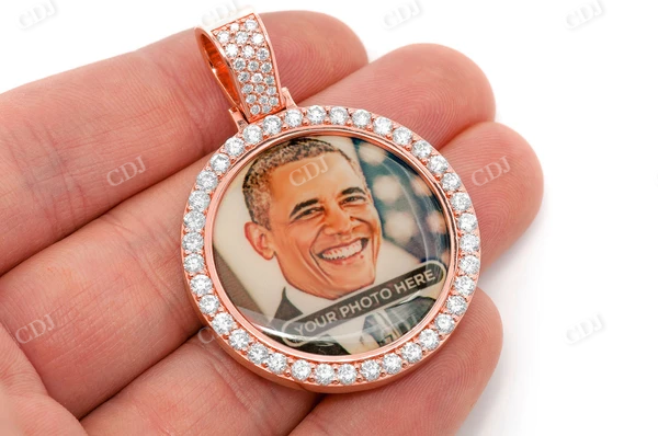 3.50CTW Memory Picture Diamond Pendant  customdiamjewel   