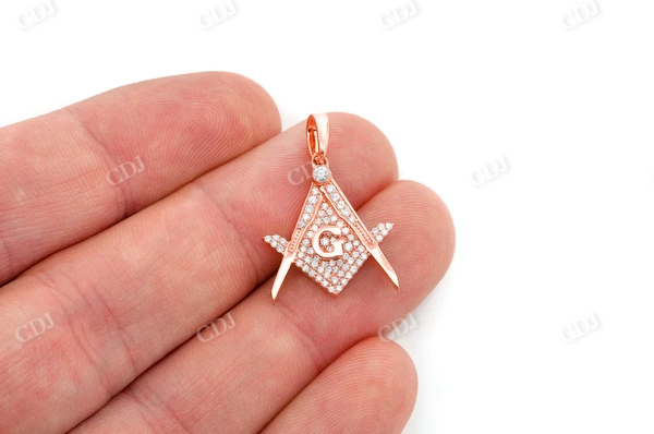 0.45CTW G Symbol Diamond Pendant  customdiamjewel   