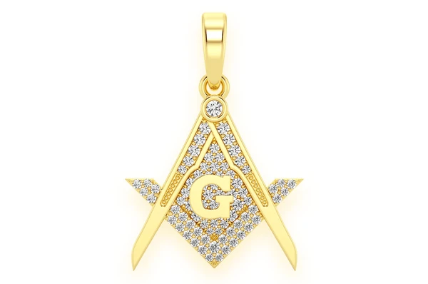 0.45CTW G Symbol Diamond Pendant  customdiamjewel   