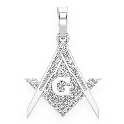 0.45CTW G Symbol Diamond Pendant  customdiamjewel   