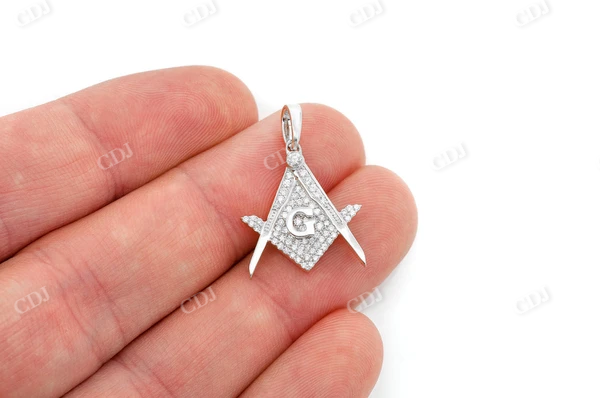 0.45CTW G Symbol Diamond Pendant  customdiamjewel   