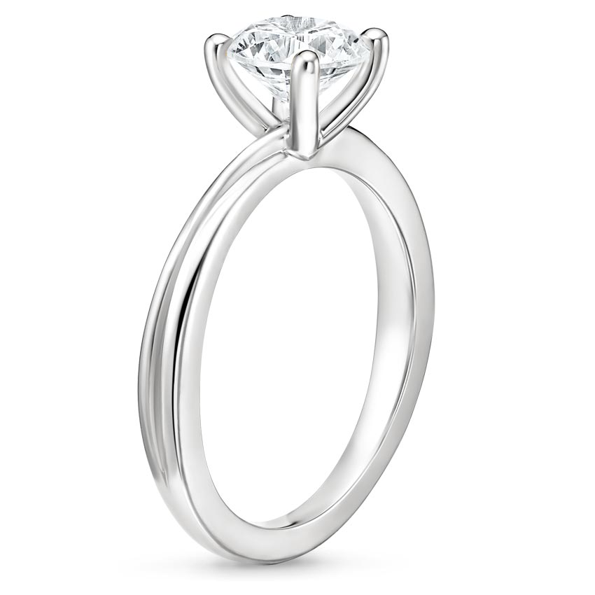 2CT Lab Grown Diamond Crossover Engagement Ring  customdiamjewel Sterling Silver White Gold VVS-EF