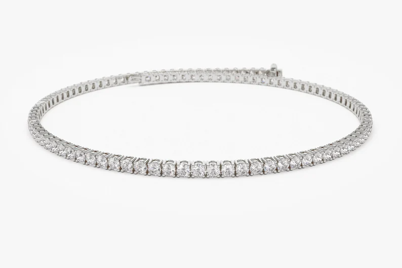 2.5ctw Lab Grown Diamond Tennis Bracelet  customdiamjewel   