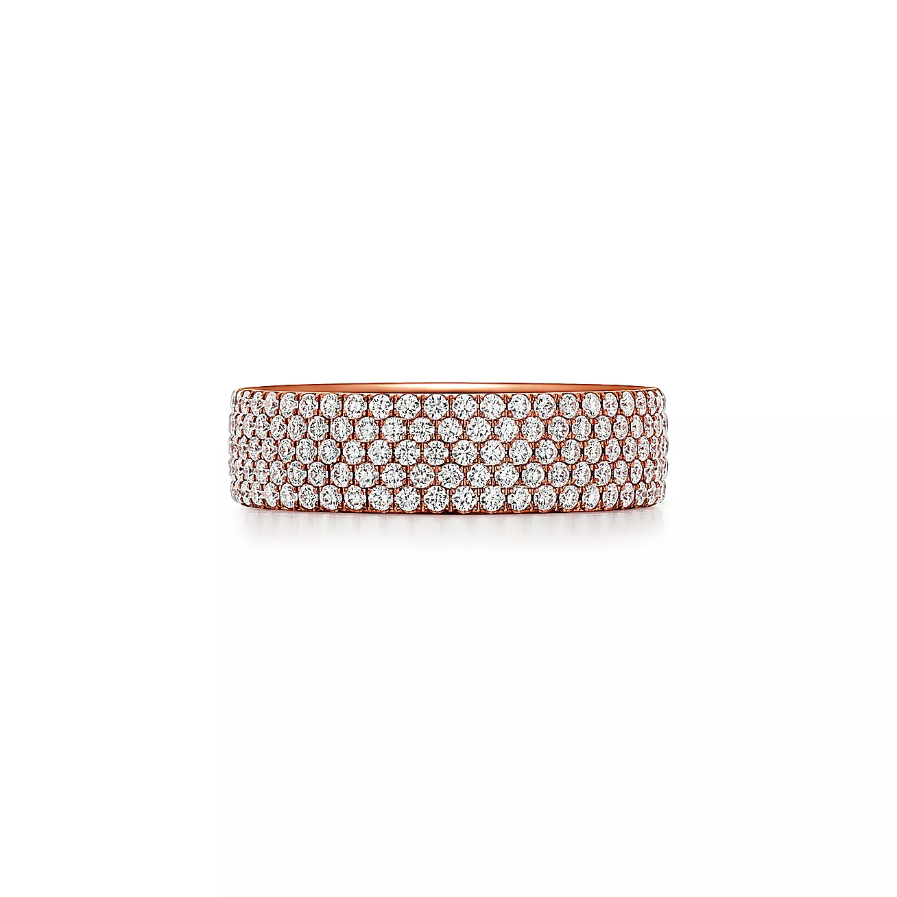 Five Raw Pave Lab Grown Diamond Wedding Band  customdiamjewel 10KT Rose Gold VVS-EF