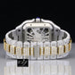 Hip Hop Two Tone Cartier Diamond Watch (29CT Approx)  customdiamjewel   