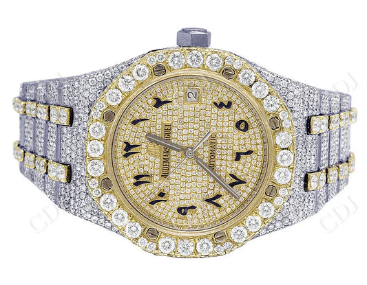 Two Tone Yellow Gold Wrist Diamond Watch (32.75 CTW)  customdiamjewel   