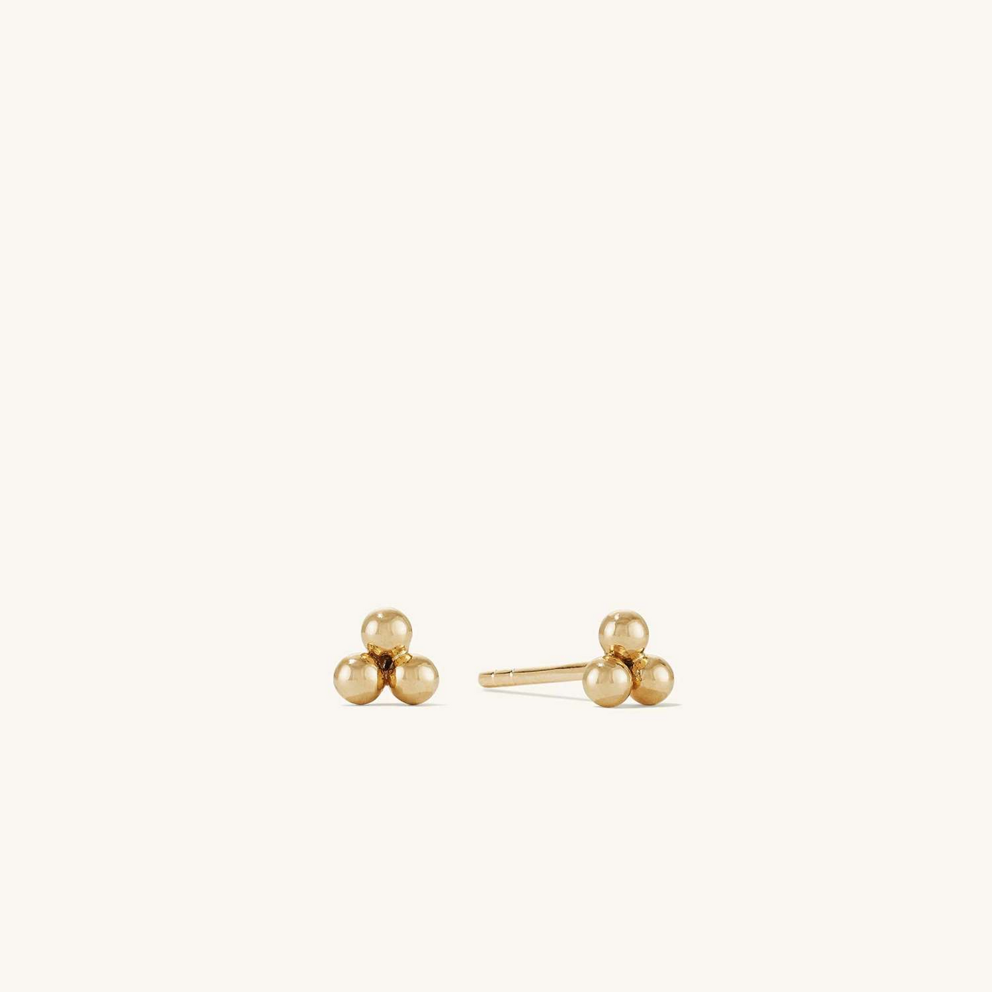 Antique Cluster 14K Solid Gold Stud Earrings  customdiamjewel 10 KT Solid Gold Yellow Gold VVS-EF