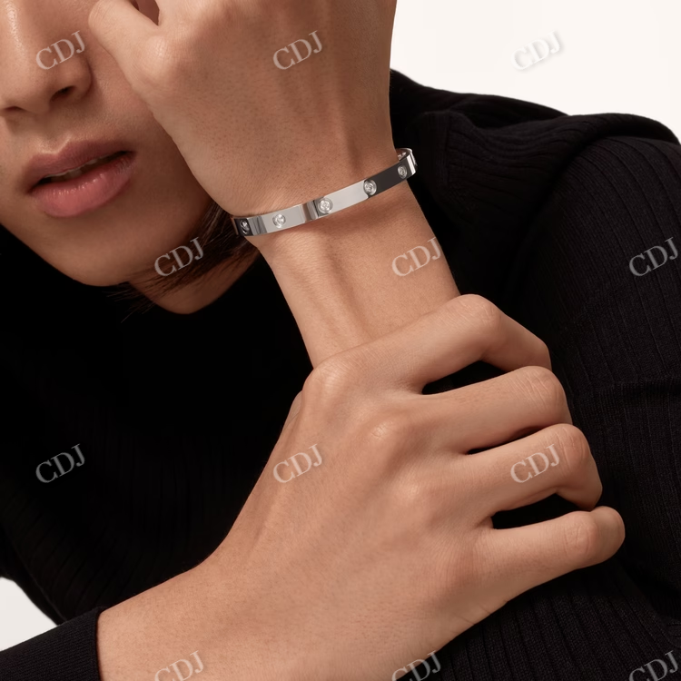 0.96CTW Diamond Bangle Bracelet  customdiamjewel   