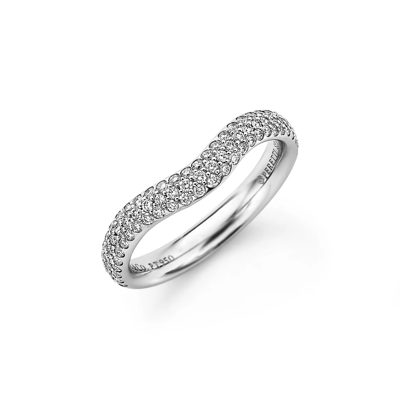 Curved Pave Round Lab Grown Diamond Wedding Band  customdiamjewel   