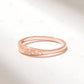 0.03CTW Yellow Gold Thin Diamond Stacking Wedding Ring  customdiamjewel 10KT Rose Gold VVS-EF