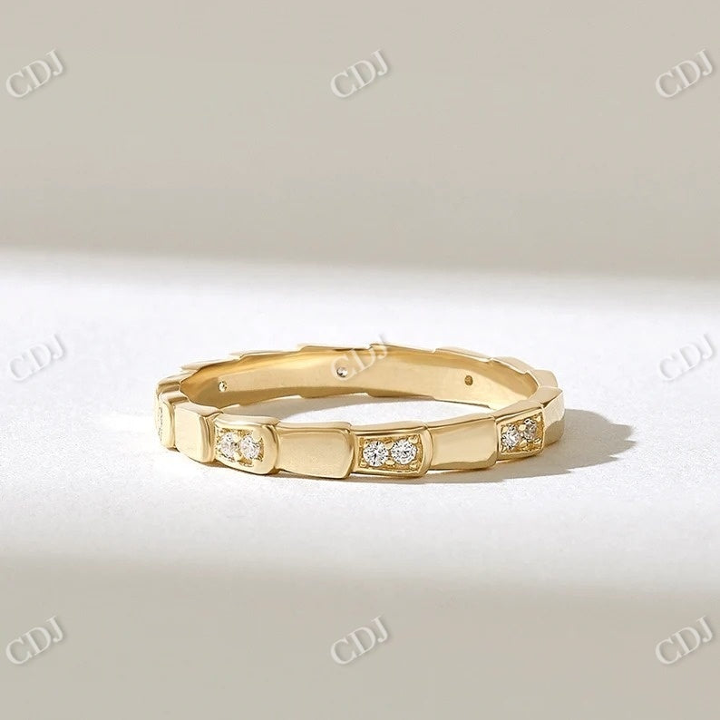 0.16CTW Unique Snake Wedding Band  customdiamjewel   