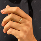 0.03CTW Yellow Gold Thin Diamond Stacking Wedding Ring  customdiamjewel   