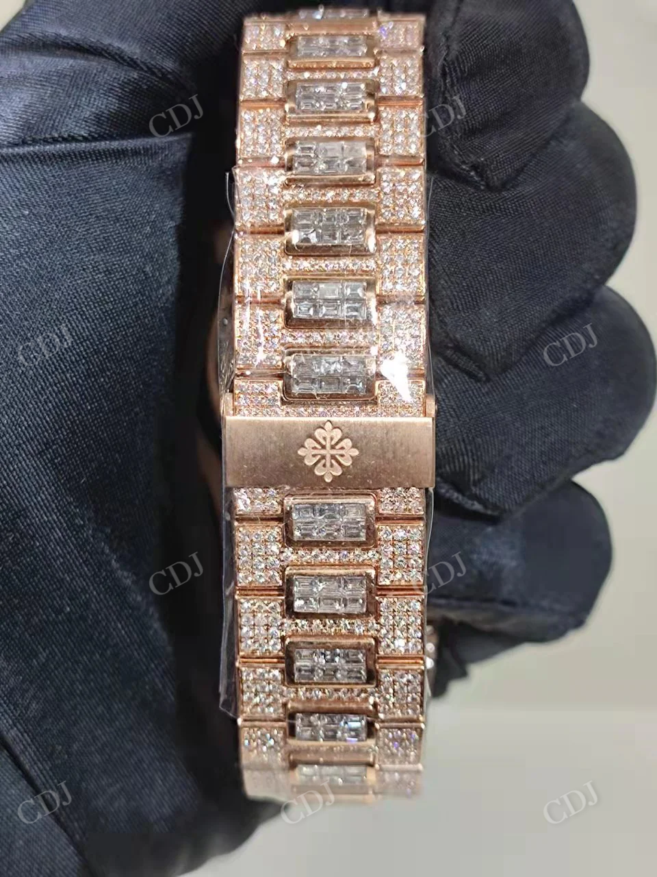 Patek Philippe Diamond Bezel Rose Gold Wrist Watch  customdiamjewel   