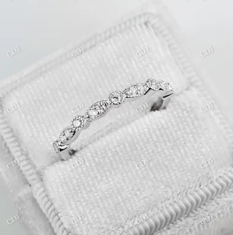 Vintage Style Inspired Lab Grown Diamond Wedding Band  customdiamjewel   