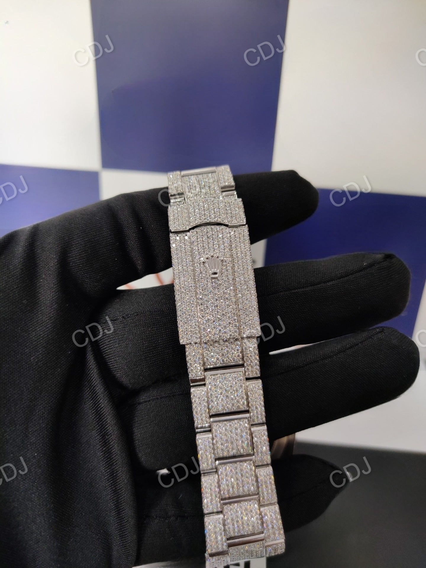 Hip Hop Custom Rolex Diamond Watch (28 to 30 CTW Aprrox.)  customdiamjewel   