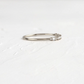 Baguette & Round Cut Lab Grown Dainty Diamond Wedding Band  customdiamjewel   