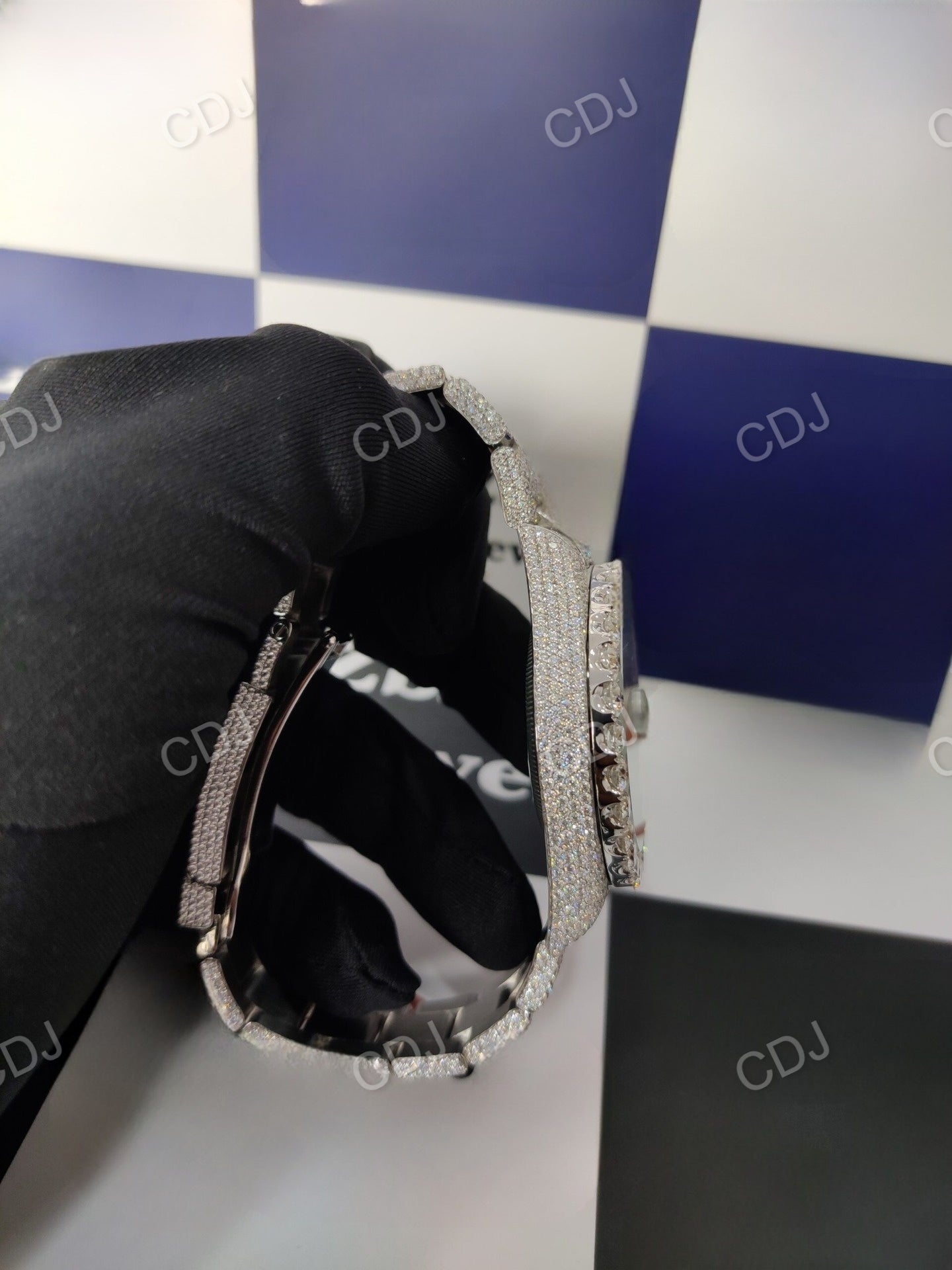 Hip Hop Custom Rolex Diamond Watch (28 to 30 CTW Aprrox.)  customdiamjewel   