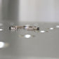 0.05CT Round Lab Grown Diamond Cuff Ring  customdiamjewel 10KT White Gold VVS-EF