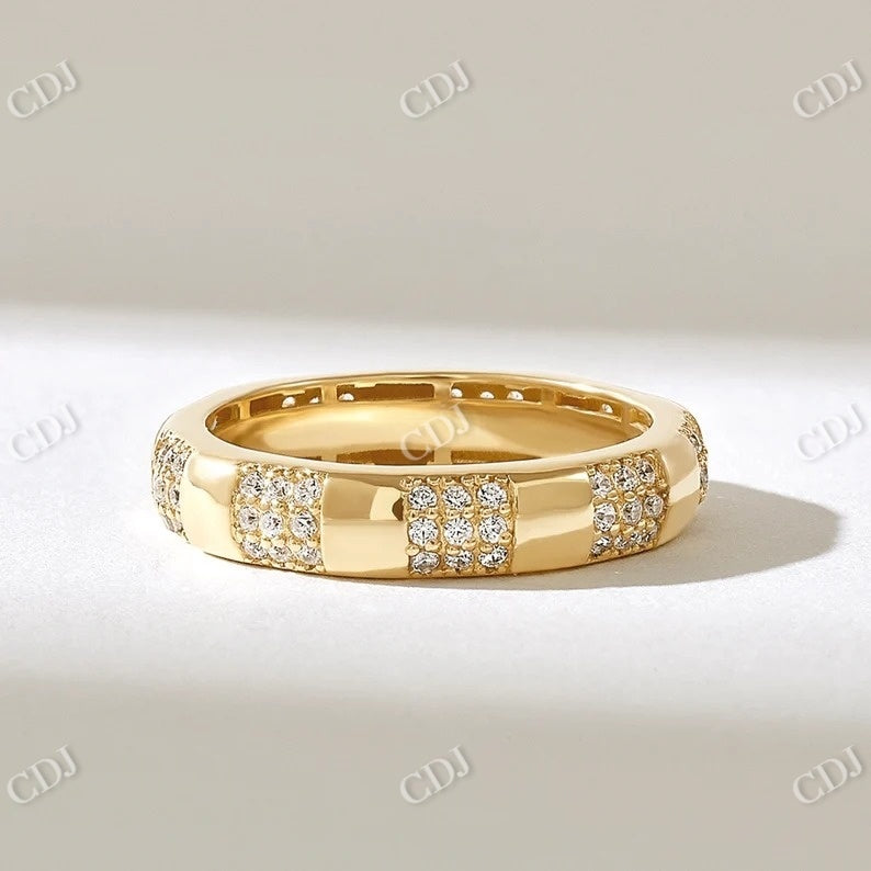 0.81CTW Dome Style Diamond Wedding Band  customdiamjewel   