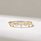 0.15CTW Minimalist Diamond Wedding Band  customdiamjewel   