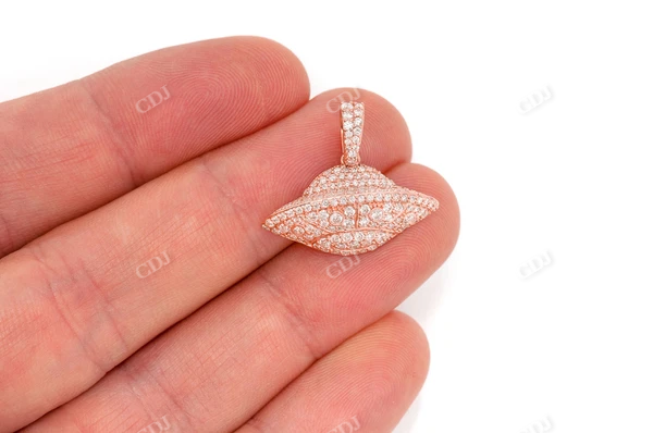 1.25CTW Diamond UFO Pendant  customdiamjewel   