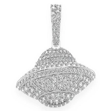 1.25CTW Diamond UFO Pendant  customdiamjewel   