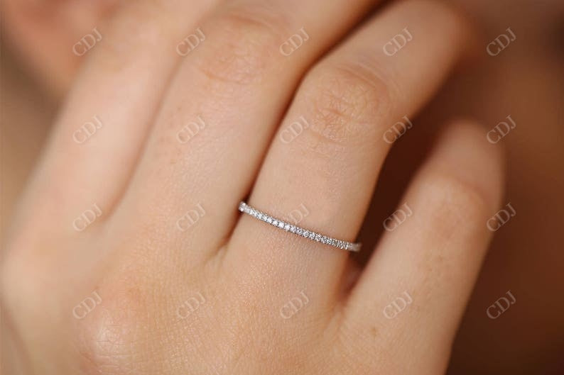 0.20CTW Round Cut Natural Diamond Channel Set Wedding Band  customdiamjewel   