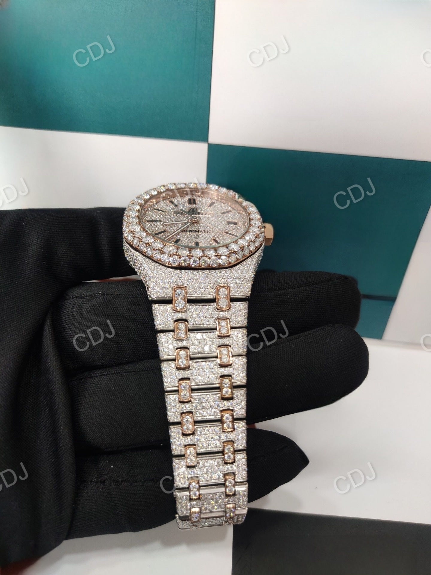 Customized Hip Hop Luxury Diamond Watch (30 to 32 CTW Approx.)  customdiamjewel   